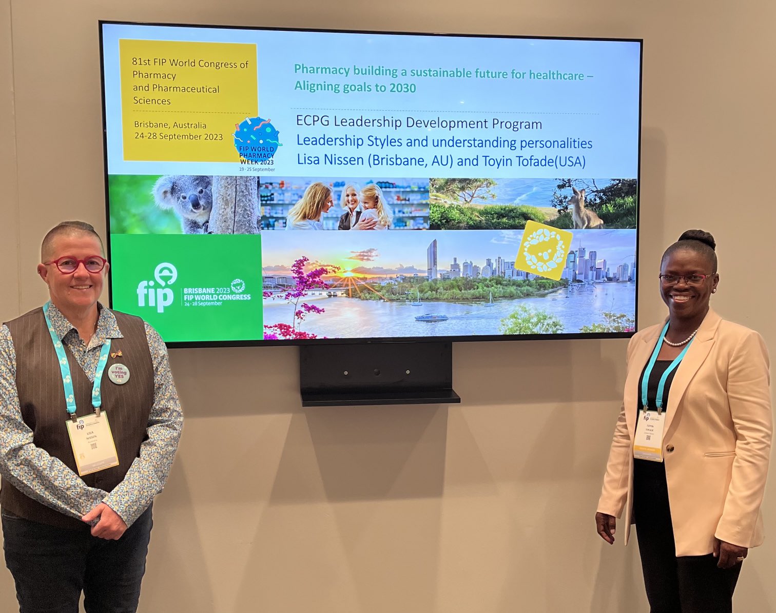 Co-leading the FIP ECPG Leadership Development Program, Brisbane, 2023